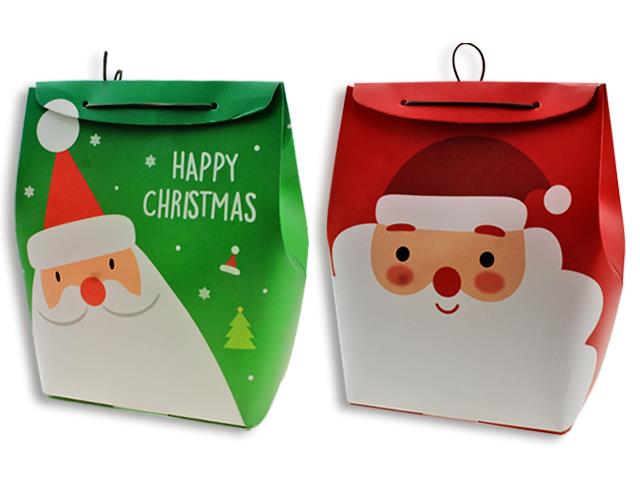 Christmas Santa Gift Bag Box (18.5X11X25cm) - Click Image to Close