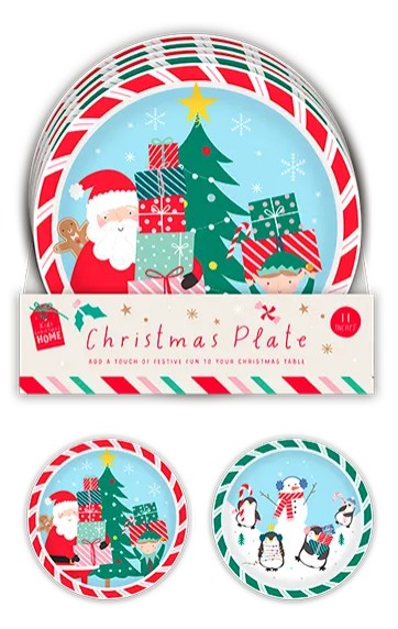 Christmas Kids Plate - Click Image to Close