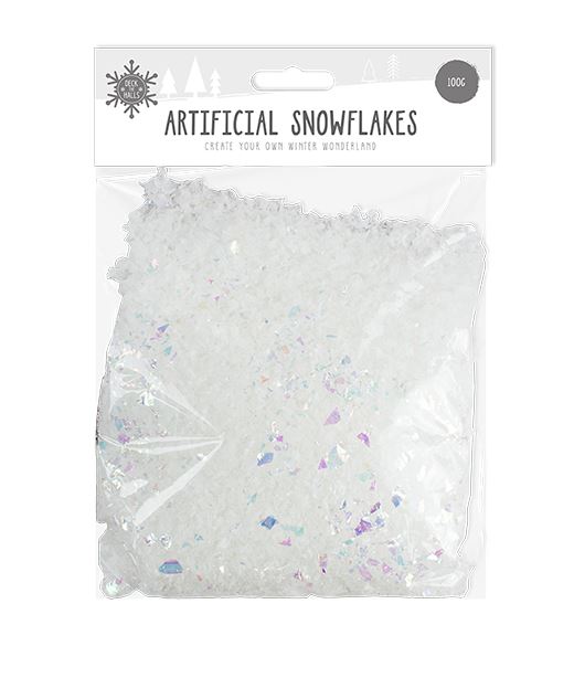 Christmas Artificial Snowflakes 100G - Click Image to Close