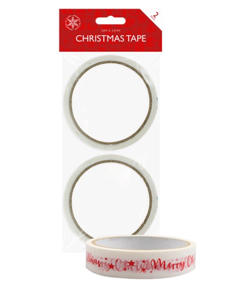 Christmas Tape - 2 Pack - Click Image to Close