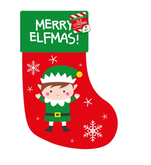 Elf Stocking - Click Image to Close