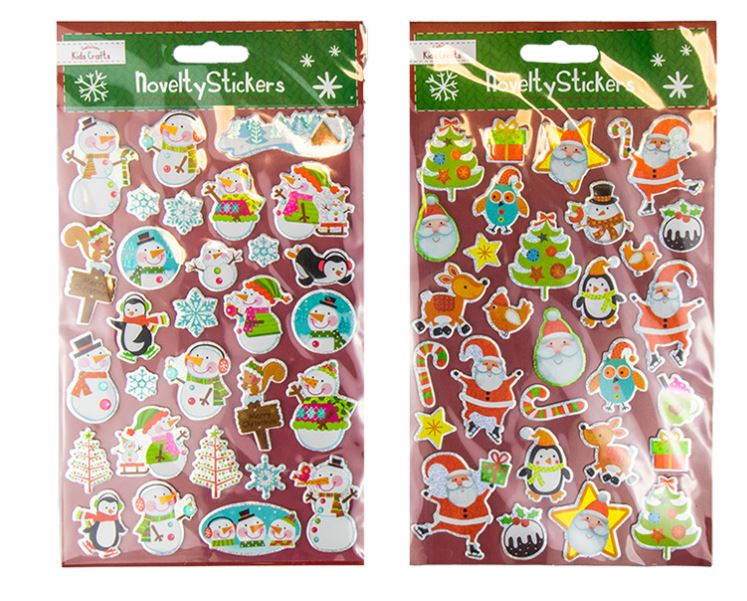 Christmas Novelty Stickers - Click Image to Close