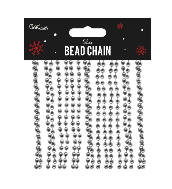 Silver Bead Chain 2.7M - Click Image to Close