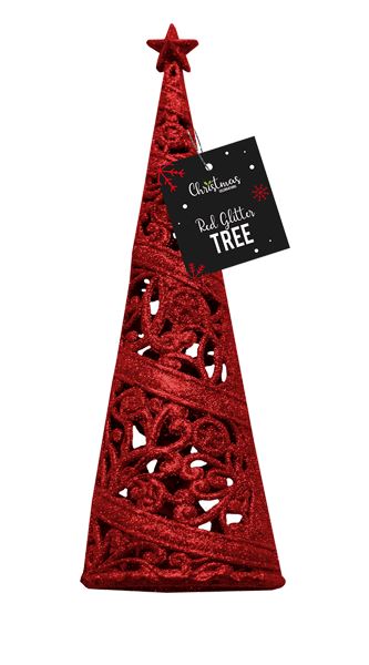 Red Christmas Tree 24cm - Click Image to Close