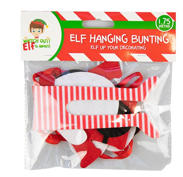 Elf Clothes Line Bunting - Click Image to Close