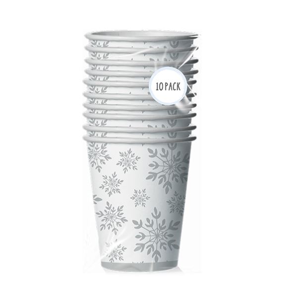 Foiled Paper Cups 10 Pack - Click Image to Close