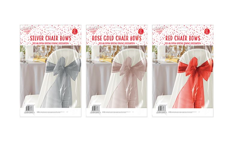 Chair Bows 2 Pack - Click Image to Close