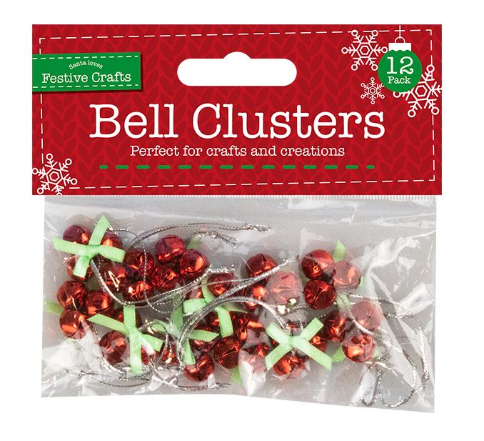 Jingle Bell Clusters 12 Pack - Click Image to Close