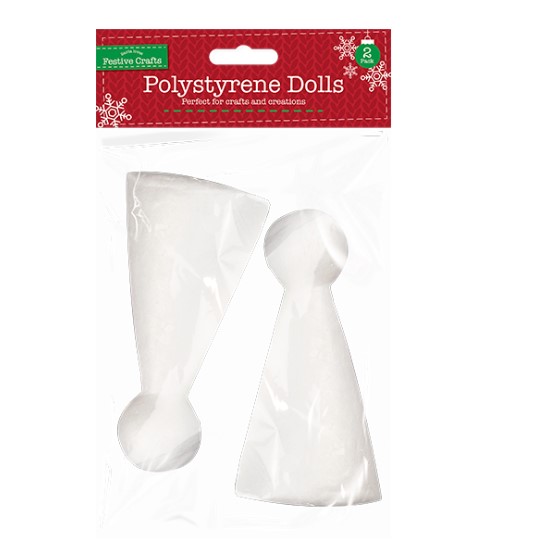 Polystyrene Doll 2 Pack - Click Image to Close