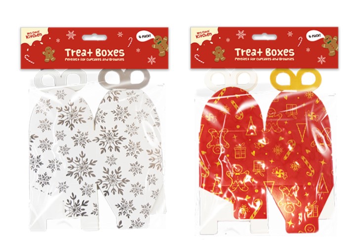Foil Treat Boxes 4 Pack - Click Image to Close
