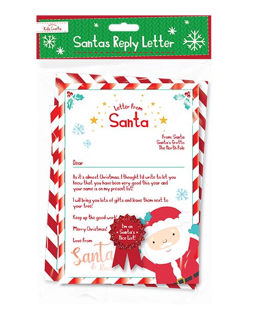 Santa'S Reply Letter Set - Click Image to Close