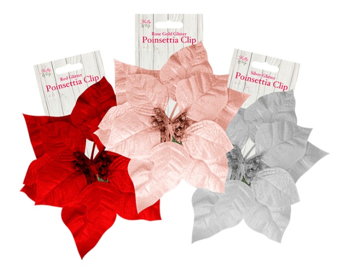 Poinsettia Clip - Click Image to Close