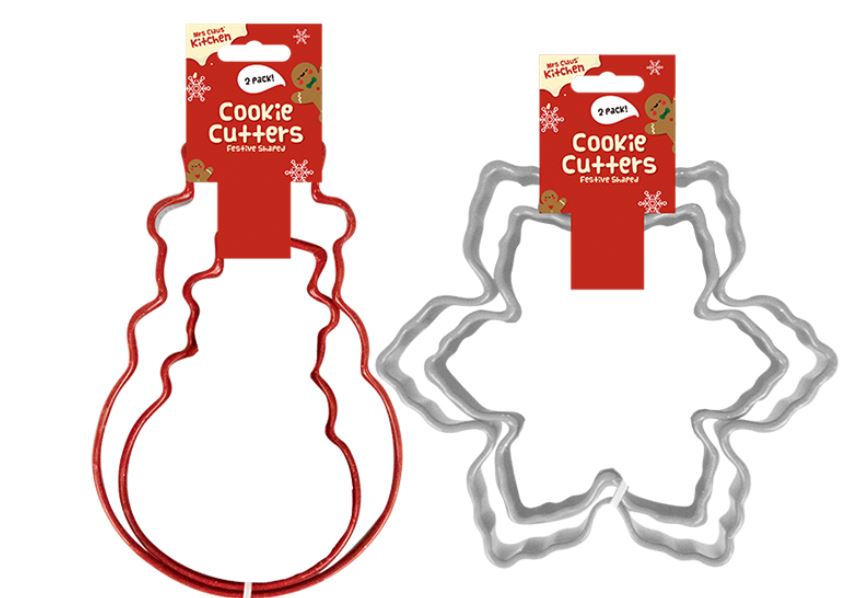 Christmas Soft Rim Cookie Cutters 2 Pack - Click Image to Close