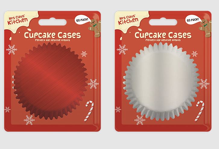 Metallic Cupcake Cases 60 Pack - Click Image to Close