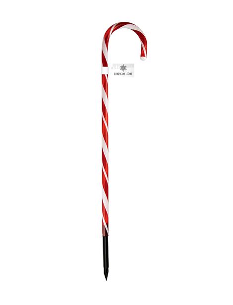 Candy Cane Stake 70cm - Click Image to Close