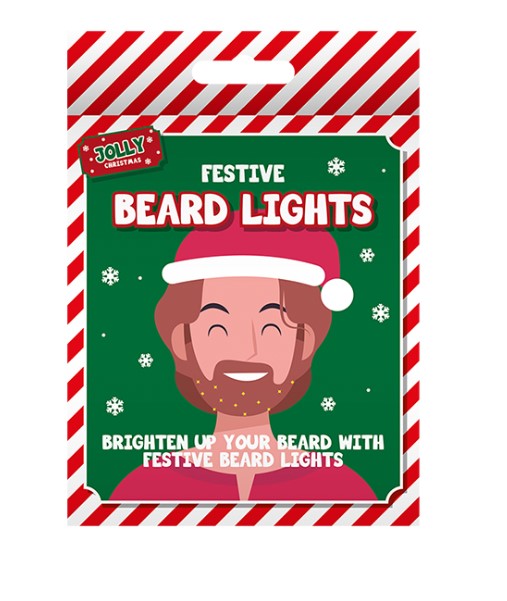Festive Beard Lights 18Pk - Click Image to Close