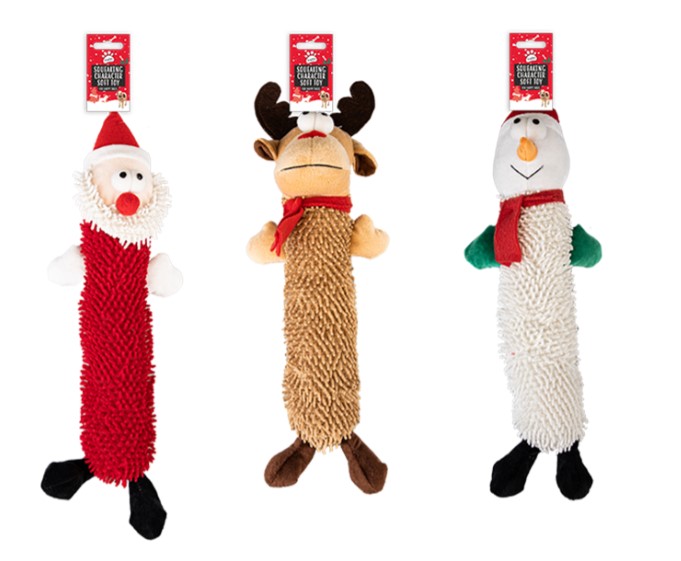 Christmas Pet Squeaking Soft Toy - Click Image to Close