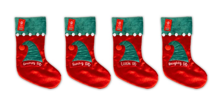 Velvet Elf Stocking - Click Image to Close