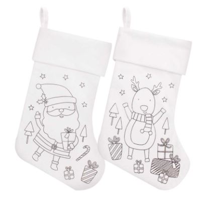 Colour Your Own Stocking - Click Image to Close