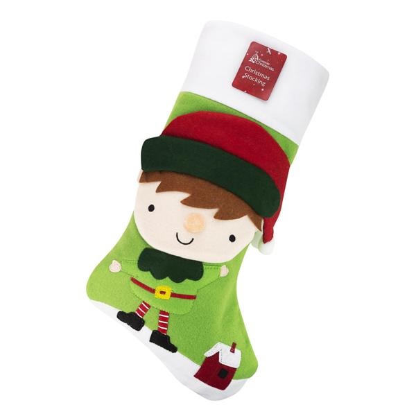 Elf 3D Christmas Stocking - Click Image to Close