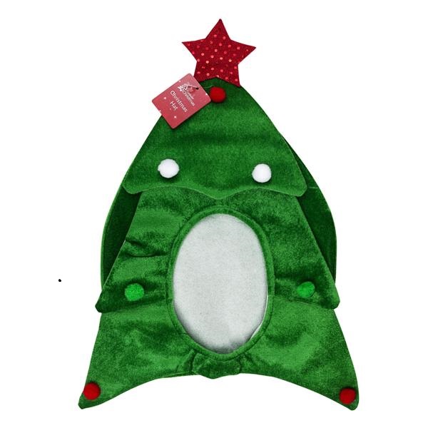 Christmas Hat Tree With Face Insert - Click Image to Close