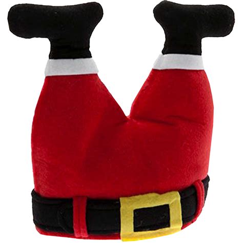 Santa Legs Christmas Hat - Click Image to Close