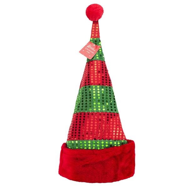 Christmas Elf Sequin Hat - Click Image to Close