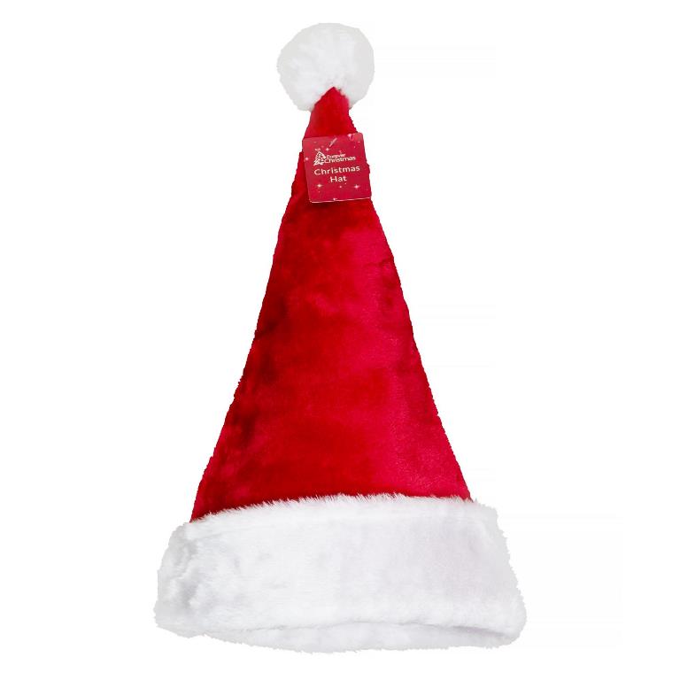 Premium Plush Soft Feel Supreme Santa Hat - Click Image to Close