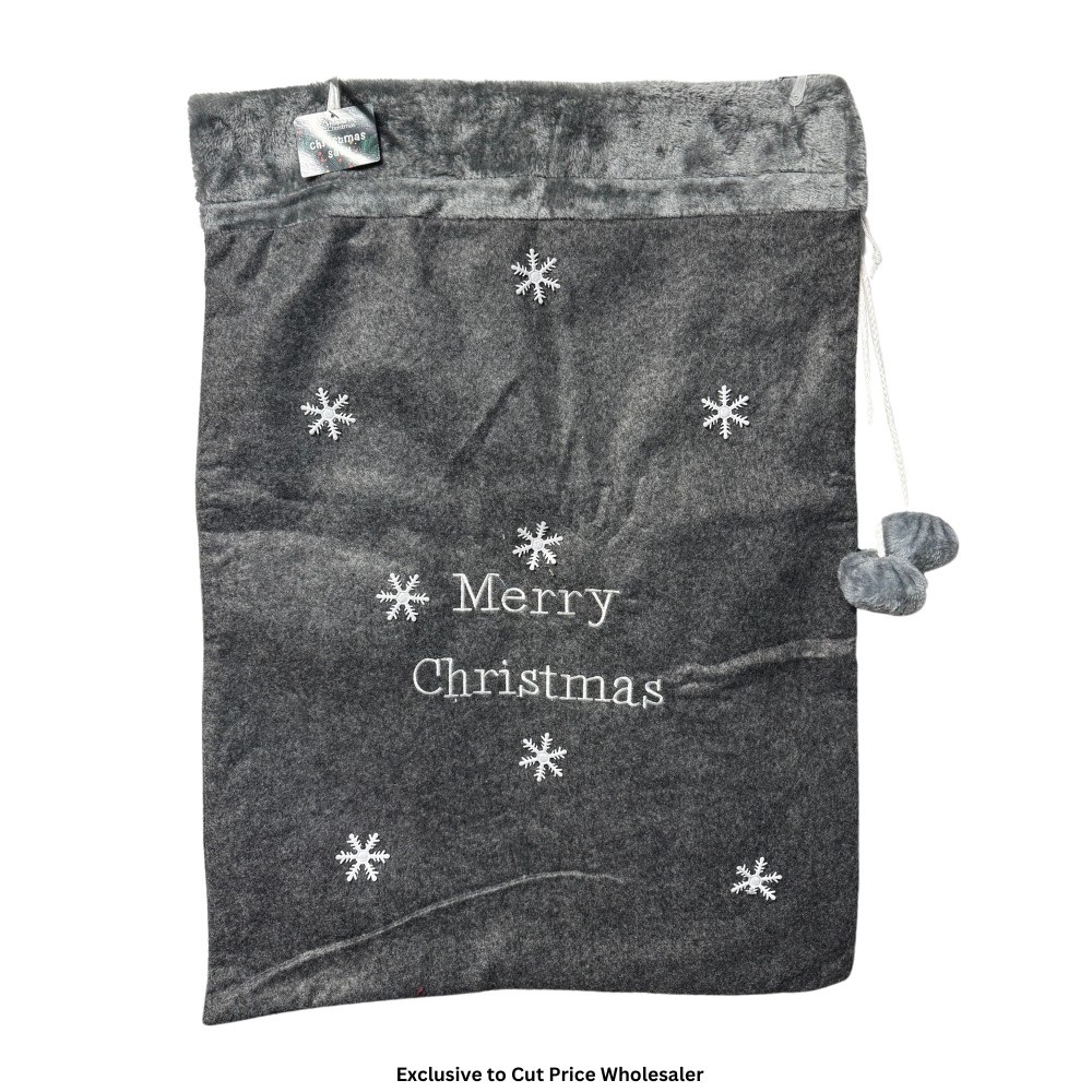 Grey Felt Sack 50 x 70cm - Click Image to Close