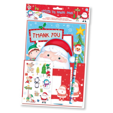 Christmas Activity Letter To Santa With Pencil - Click Image to Close