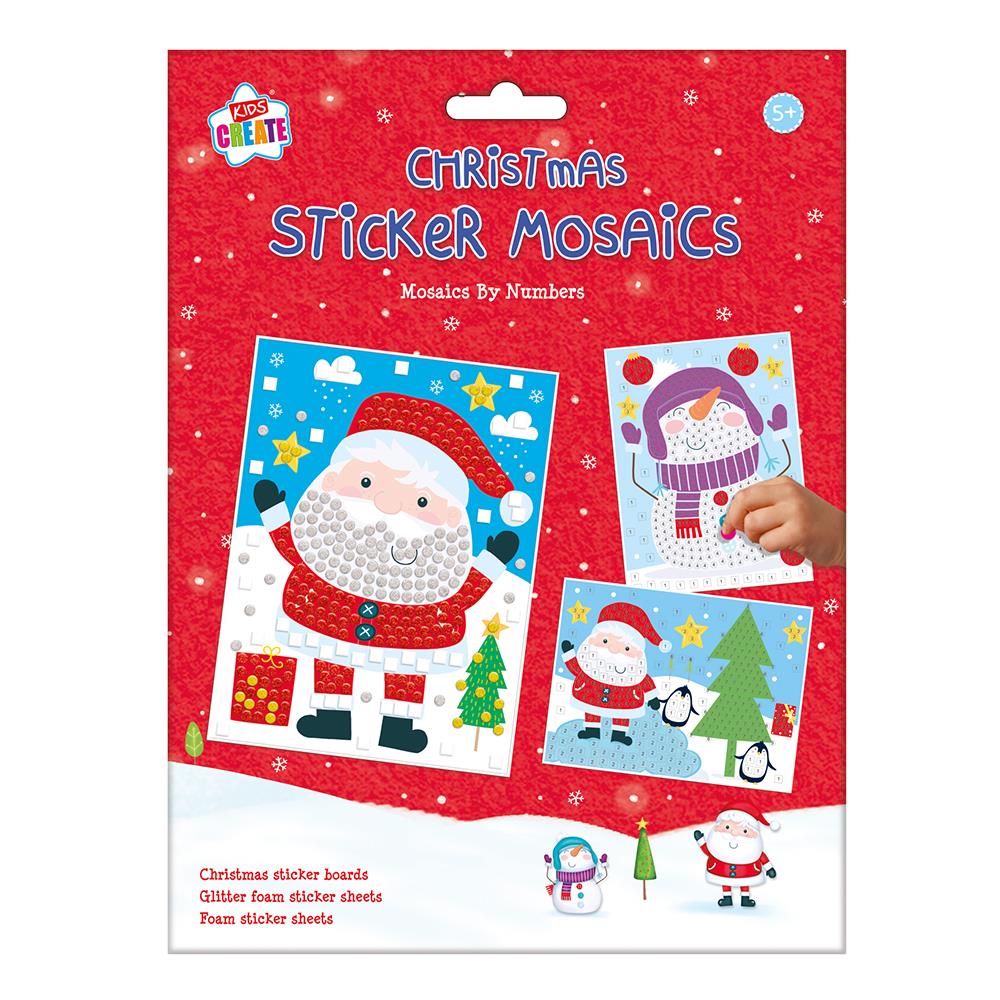 Christmas Activity Sticker Mosaics - Click Image to Close