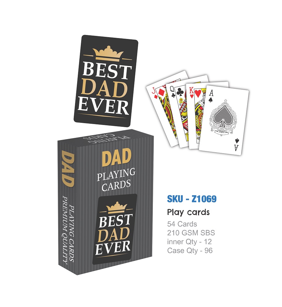 Best Dad Ever Playing Cards - Click Image to Close