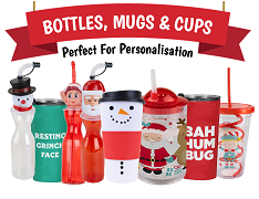 Christmas Bottles, Mug & Cups - Click Here