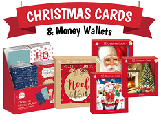 New Christmas Cards & Money Wallets